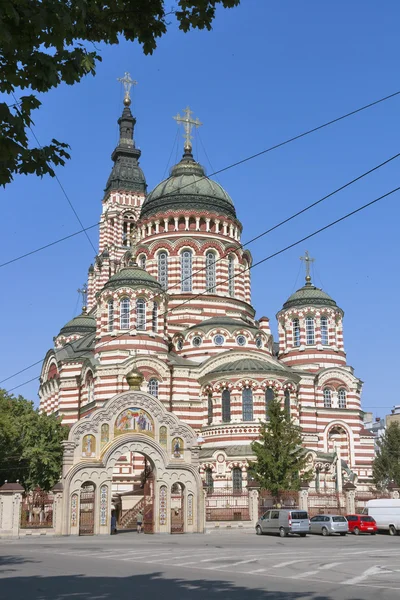 Благовіщенський кафедральний собор у м. Харків, Україна — стокове фото