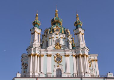Barok St. Andrew kilisede Kiev, Ukrayna