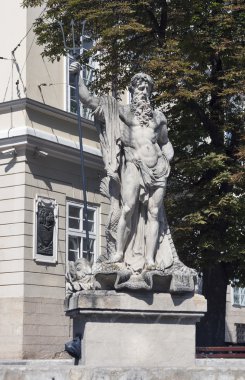 Neptün Çeşmesi Lviv, Ukrayna