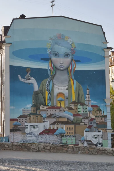 Граффити в Киеве, Украина — стоковое фото