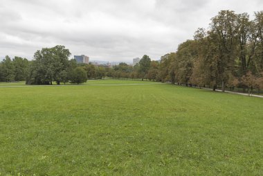 Ljubljana Tivoli Parkı peyzaj