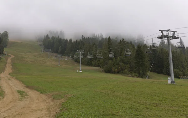 Skiing lift mechanism in the fall — Stock Photo, Image