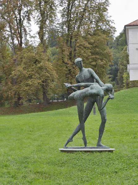 Tivoli park staty i Ljubljana — Stockfoto