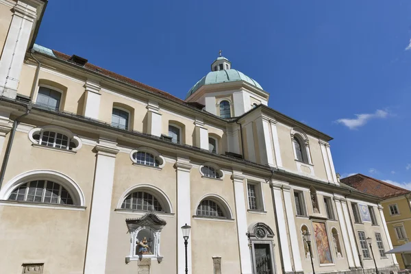 Catedrala Sfântul Nicolae din Ljubljana, Slovenia — Fotografie, imagine de stoc