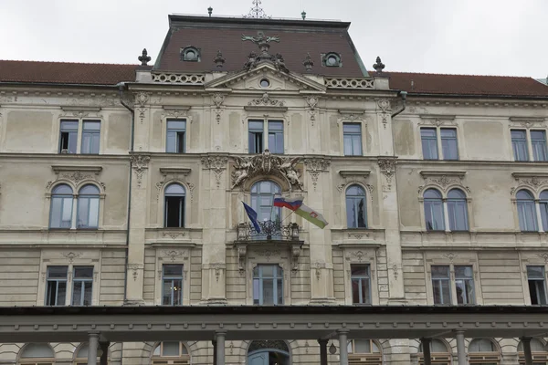 Ljubljana old architecture, Slovenia — Stock Photo, Image