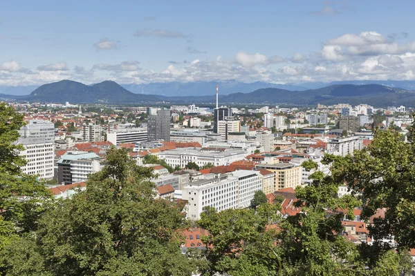Ljubljana stadsgezicht, Slovenië — Stockfoto