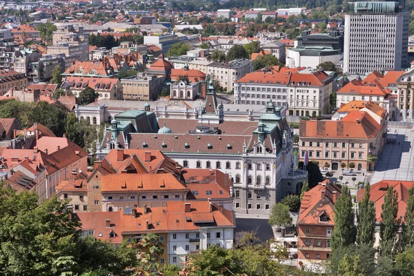 Ljubljana stadsgezicht, Slovenië — Stockfoto