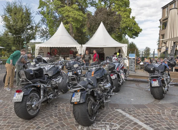 Každoroční festival Velden Evropské Bike Week v Rakousku. — Stock fotografie