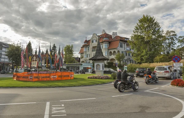 Jaarlijkse Velden Europese Bike Week festival in Oostenrijk. — Stockfoto