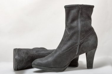 Kadınlar sonbahar siyah nubuk ayakkabı beyaz