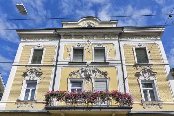 잘츠부르크 오래 된 건축, 오스트리아 — 스톡 사진