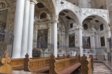 Fransisken Kilisesi iç Salzburg, Avusturya