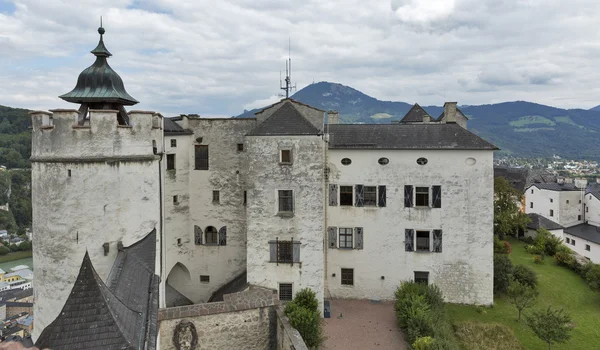 Linnoitus Hohensalzburg Salzburgissa, Itävallassa. — kuvapankkivalokuva