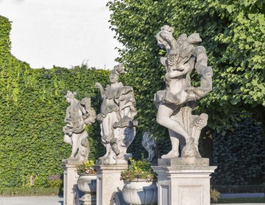 Mirabell bahçe heykelleri Salzburg, Avusturya