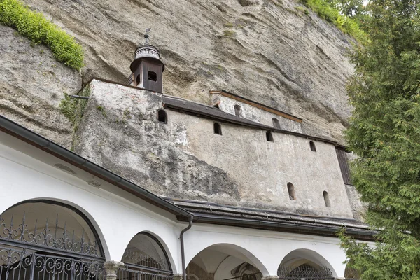 Catacumbas talladas en las rocas de Monchsberg en Salzburgo, Austria — Foto de Stock