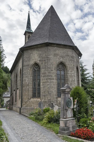 Graveyard of the Collegiate Church in Salzburg, Austria. — 图库照片