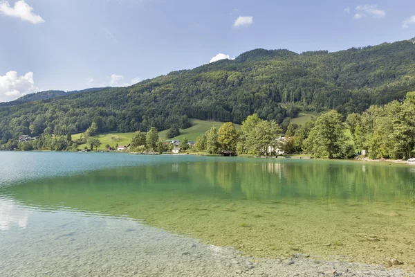 Λίμνης Mondsee σε Αυστριακές Άλπεις — Φωτογραφία Αρχείου