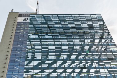 Telekom highrise tower A1 in Graz, Austria.