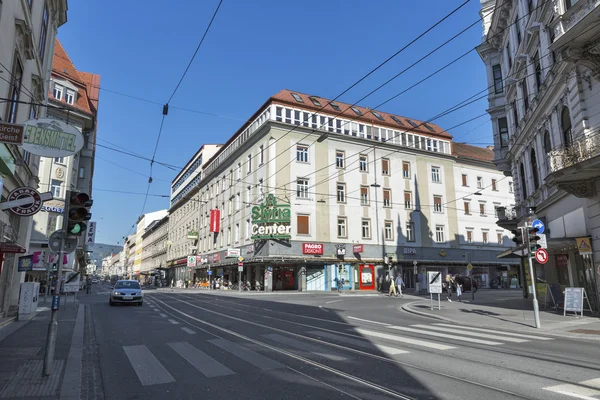 Centro comercial Styria en el centro de la ciudad. Graz, Austria . — Foto de Stock