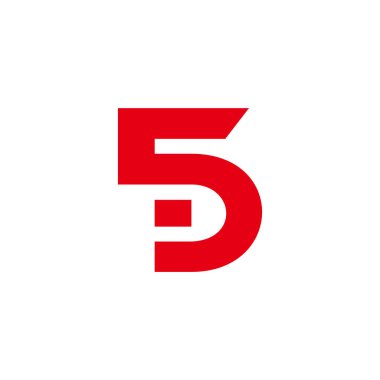 harf sc bağlantılı geometrik basit düz çizgi logo vektörü