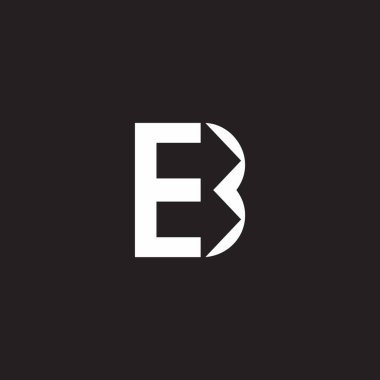 soyut harf geometrik ok olacak basit benzersiz logo vektörü