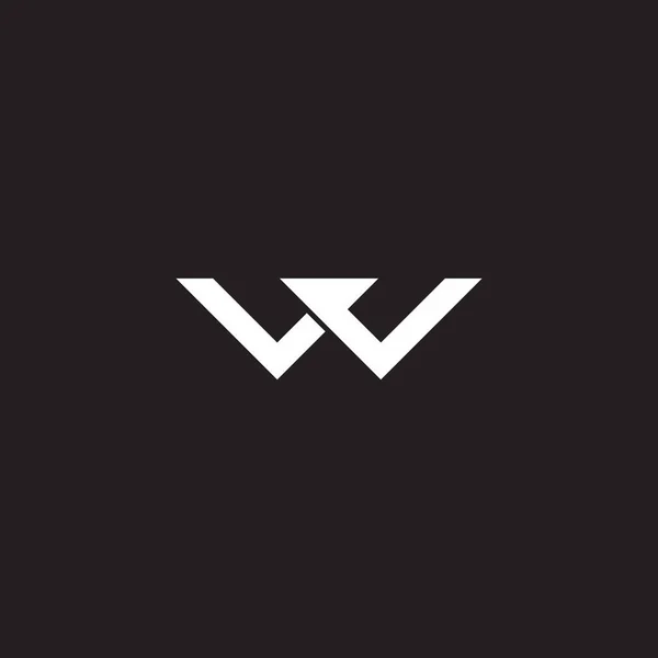 Letter Eenvoudige Gekoppelde Lijn Geometrische Logo Vector — Stockvector