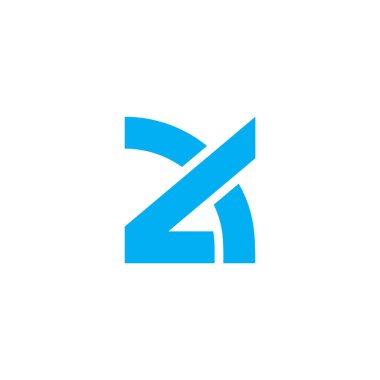 harf lx geometrik bağlı çizgi basit logo vektörü