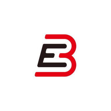 harf basit geometrik çizgi renkli logo vektörü olsun