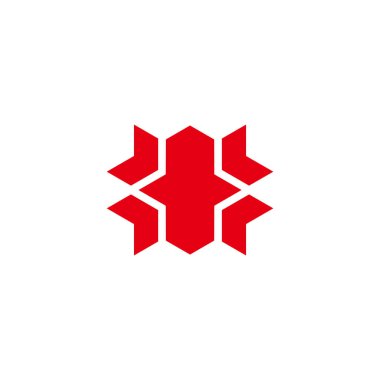 pelüş oklar geometrik oklar basit logo vektörü