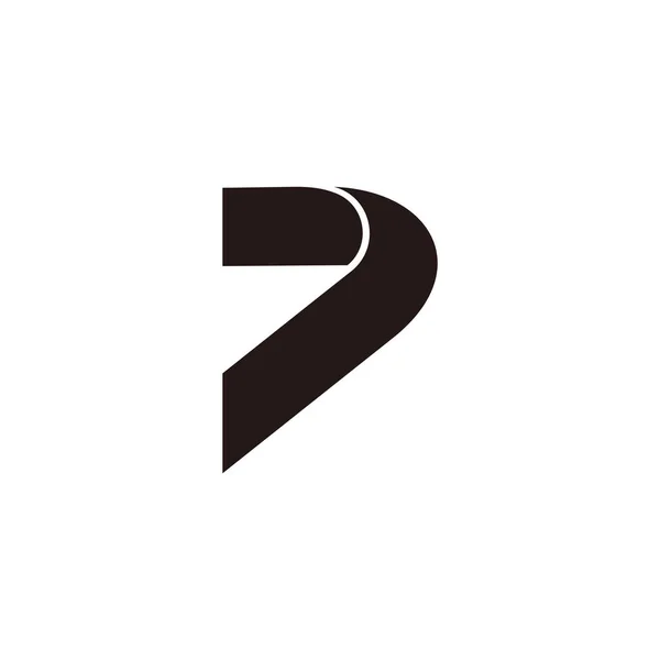 Αριθμός Απλό Κορδέλα Σχήμα Διάνυσμα Λογότυπο — Διανυσματικό Αρχείο
