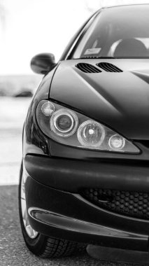 Araba Peugeot 206 siyah ışık duvar kağıdı