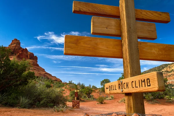 Bell Rock Climb — Stok Foto