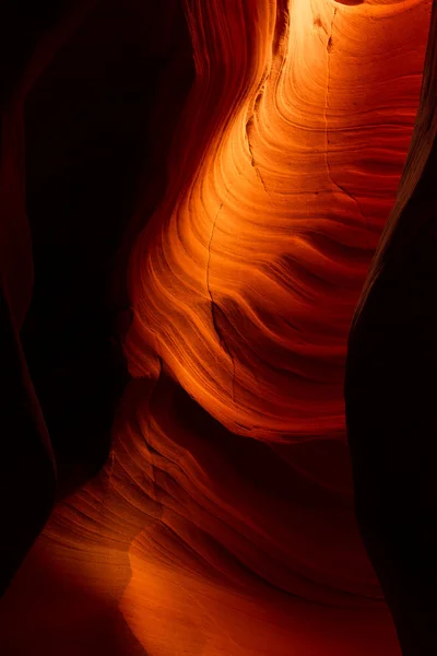 Slot canyon bredvid sida — Stockfoto