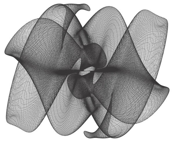 Vector de superficie de marco de alambre — Archivo Imágenes Vectoriales