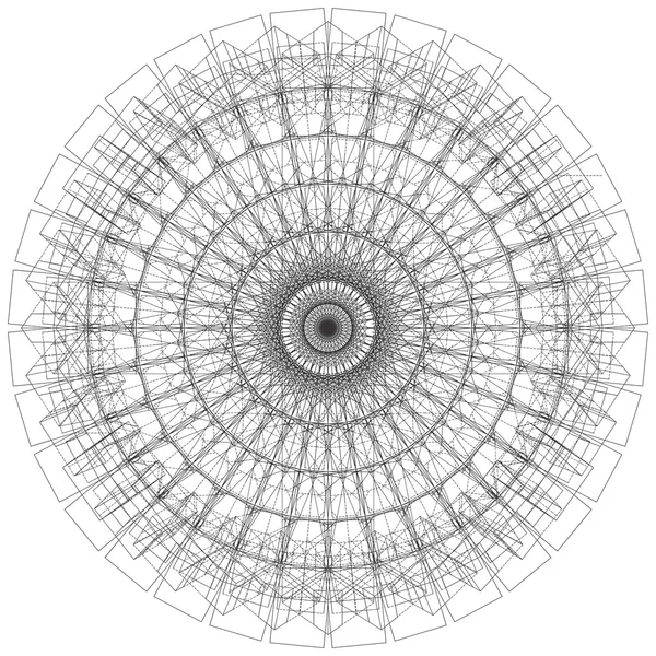 Geometrische draad bouw structuur Vector — Stockvector