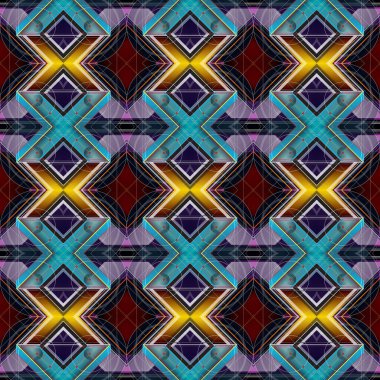 Geometri Renkli Süsleme Arkaplanı. Geometrik Şekilli Renk Kompozisyonu. Hipster Tema Etiketi. 