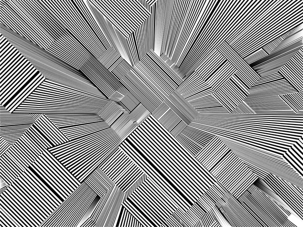 抽象市市区的摩天大楼条纹矢量 — 图库矢量图片