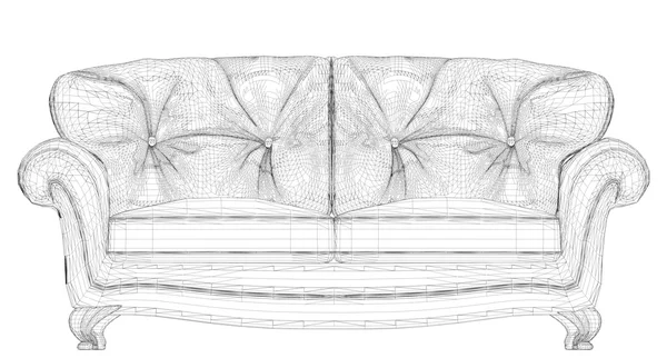 Canapea vector — Vector de stoc