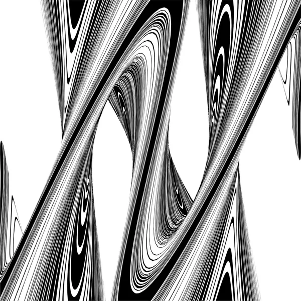 几何扭曲的波形状矢量 — 图库矢量图片