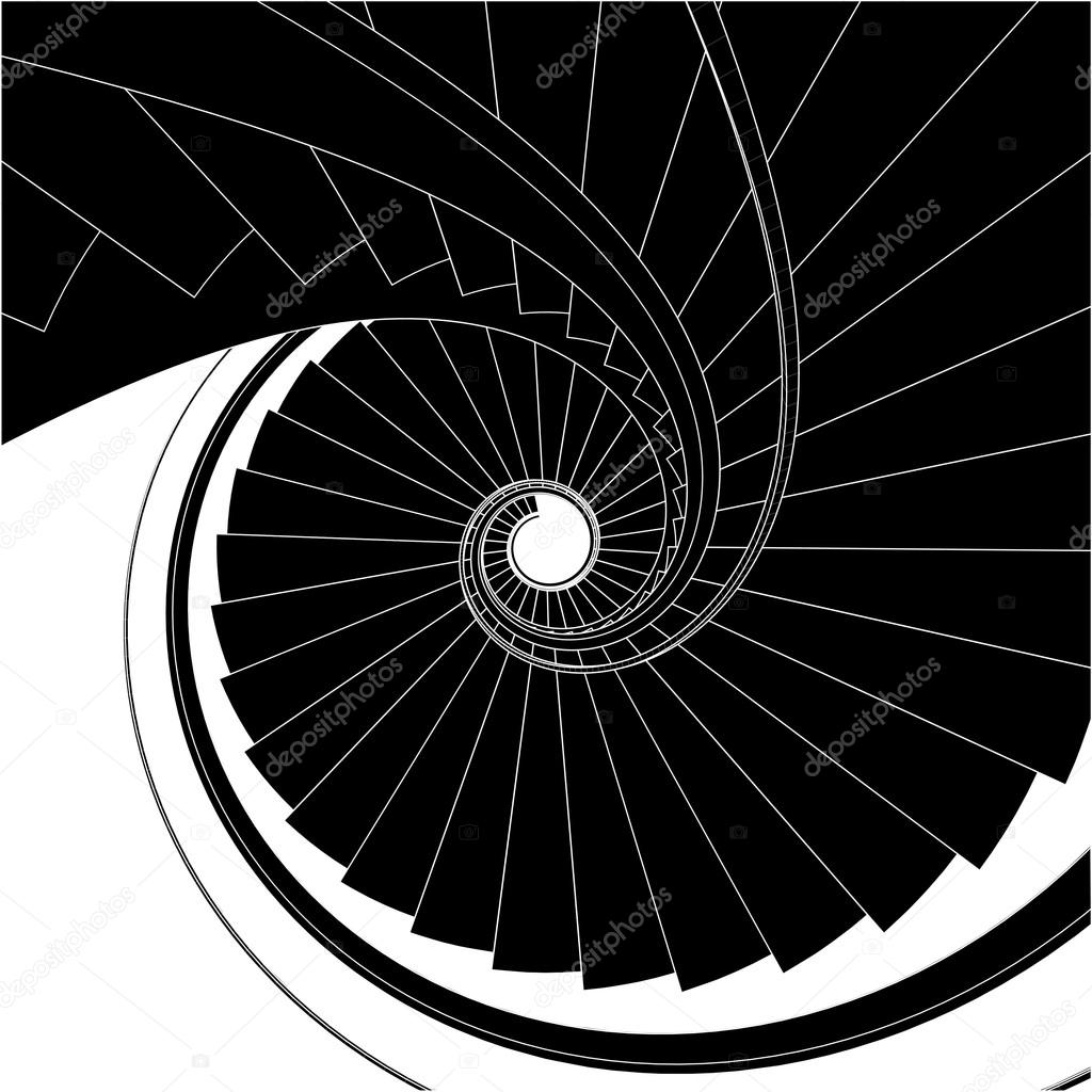 Spiral Staircase Vector