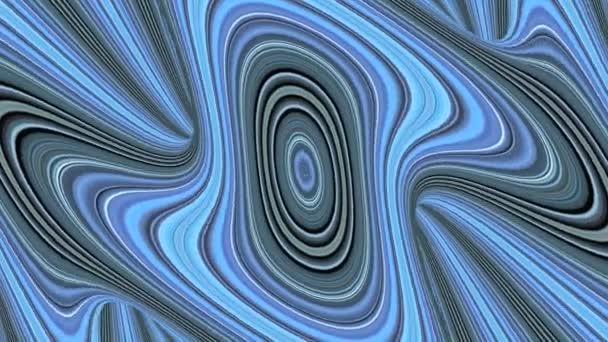 催眠的扭曲的波动画 — 图库视频影像