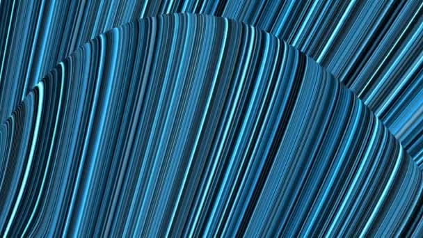 Animation de vague tordue hypnotique colorée 