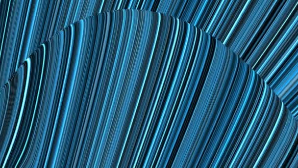 Bunte hypnotische Twisted Wave Animation — Stockvideo