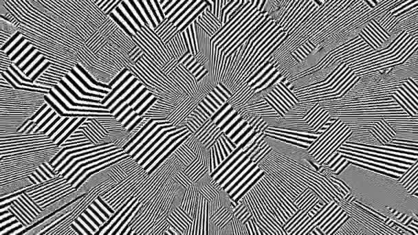 Résumé Urban City Of Skyscrapers Stripes Animation 