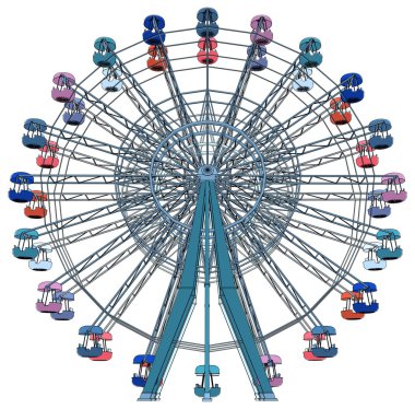 kolorowe karuzela wektor