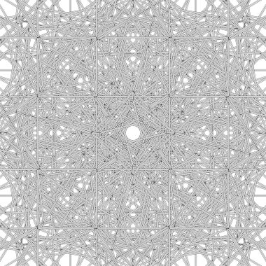 Soyut örümcek Web inşaat yapı vektör