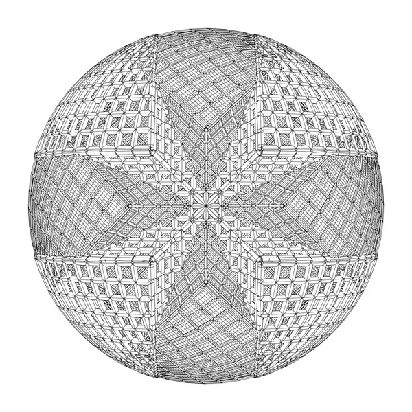 Construção abstrata Estrutura Vector —  Vetores de Stock