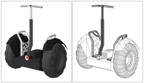 Alternatywny Transport pojazdu wektor — Wektor stockowy