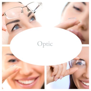 Optik gözlük ve Kontakt lens, kolaj (göz Hizmetleri)