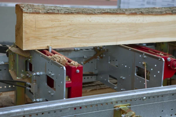 Holzbearbeitung Werkzeugmaschine, Holzfabrik — Stockfoto